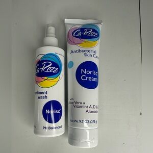 Ca-Rezz Antibacterial Skin care Norisc Cream 9.7 oz Incontinent Wash HP Balance